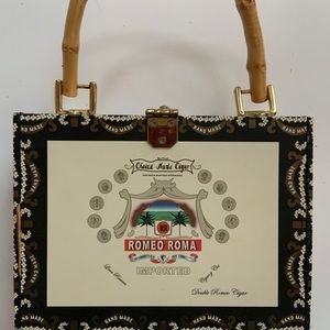 Vintage Cigar Box Purse Jewelry Box